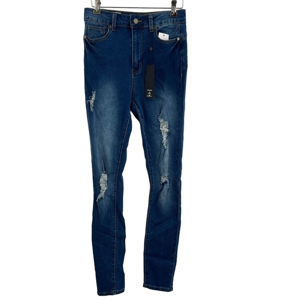 Reason Brand Denim Distressed Skinny Jean Size 5 New‎